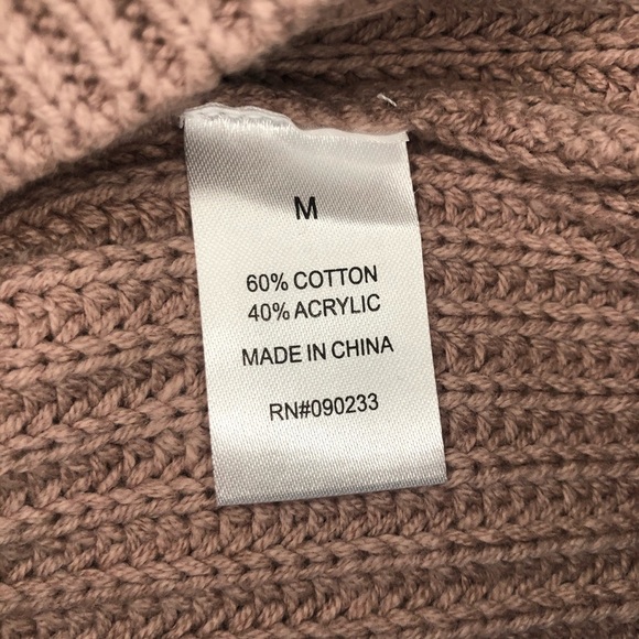 L.A. Hearts Lace Up Long Sleeve V Neck Sweater - Picture 4 of 8